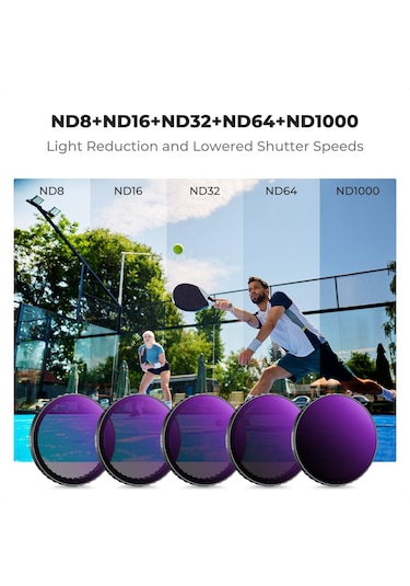 K&f Concept Cpl Nd8 Nd16 Nd32 Nd64 Nd1000 Djı Osmo Action 3/4/5 Pro Uyumlu