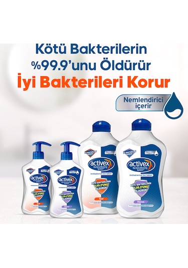 Activex Aktif Sıvı Sabun 3 x 1 L