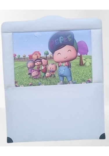 Başlık Dk Tek Kişilik 90'lık Pepe Model Suni Deri Beyaz Kumaş El Yapım