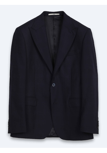 Kip Lacivert Potikare Modern Fit %100 Yün Takım Elbise