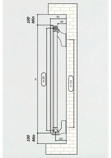Hestia Alüminyum Radyatör 900 X 800 9 Dilim Antrasit