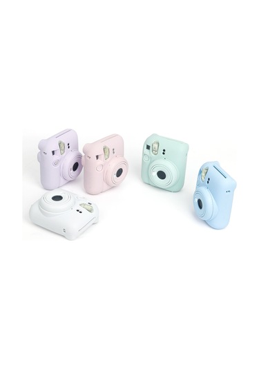 Instax Mini 12 Makine Uyumlu Lila Koruyucu Silikon Kılıf