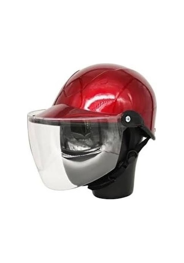 Agv Jokey Açık Motosiklet Kaskı Kırmızı