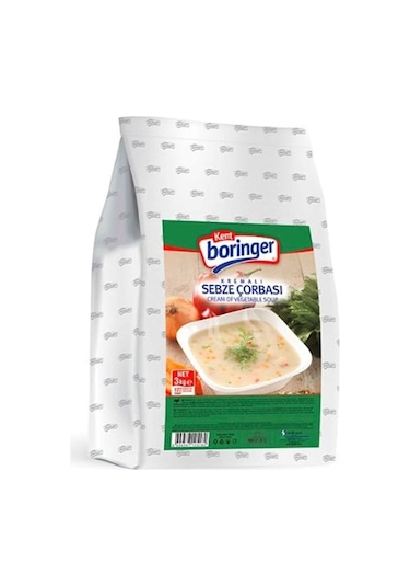 Kent Boringer Kremalı Sebze Çorbası 3 KG