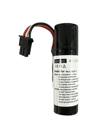Sertec - Pax S920 Pos Uyumlu Batarya