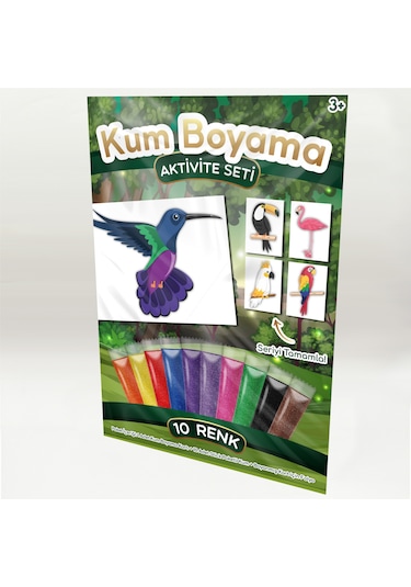 Sinek Kuşu Kum Boyama Aktivite Seti