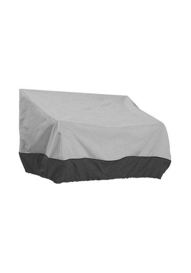 Suofeng Siyah-gri Desenli Dış Mekan Koltuk Örtüsü 147x83x79cm - Su Geçirmez Oxford Kumaş - Uv Koruma Ve Rüzgar Dayanıklı Bahçe Mebel Koruyucu Siyah Gri
