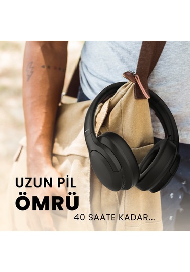 HiFuture FutureTour Bluetooth 5.2 ANC Özellikli Mikrofonlu Kablosuz Kulak Üstü Kulaklık