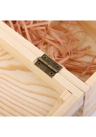 Suntek 35 19 10 Cm Çift Şişe Ahşap Şarap Kutusu Taşıyıcı