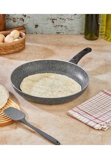 Eda Zetra Granit 28 Cm Tava Zk-016 Gri