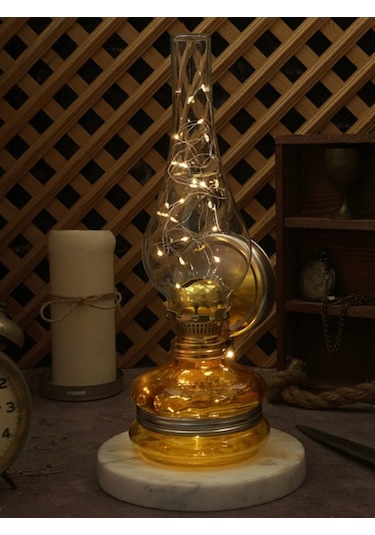 Peri Ledli Gaz Lambası Sarı