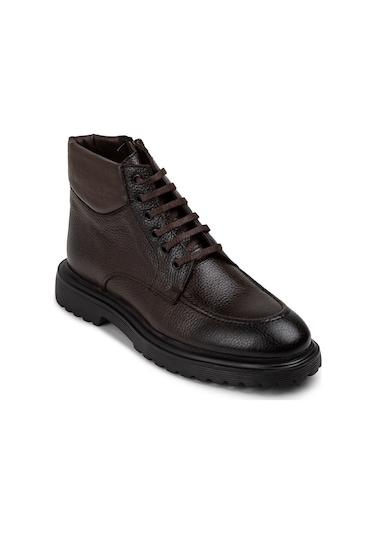 Deery Hakiki Deri Kahverengi Erkek Bot - 01929mkhve02 Kahverengi