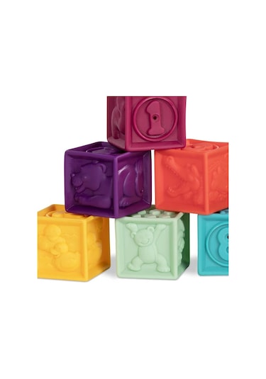 B.Toys One Two Squeeze Küpler Çok Renkli