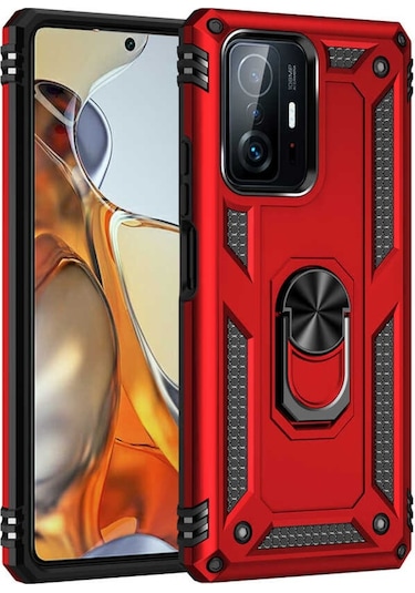 Xiaomi Mi 11T Pro 5G Kılıf Yüzüklü Zırh Tank Vega