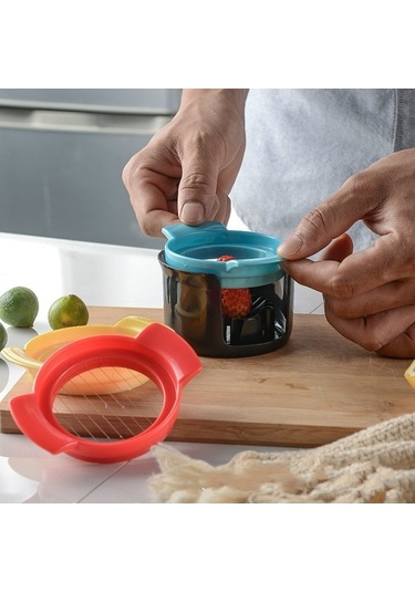 Pazly Cbtx 3'ü 1 Arada Yumurta Kesici Pratik Mutfak Aletleri Gümüş