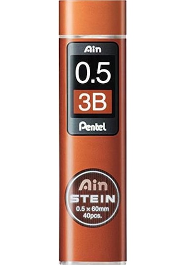 Pentel Ain Stein Hi-Polymer Uç 0.5 Mm N 3B 40 Adet