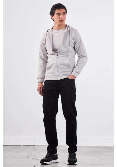 Dufy A.gri Erkek Sweatshırt - Regular Fit Gri