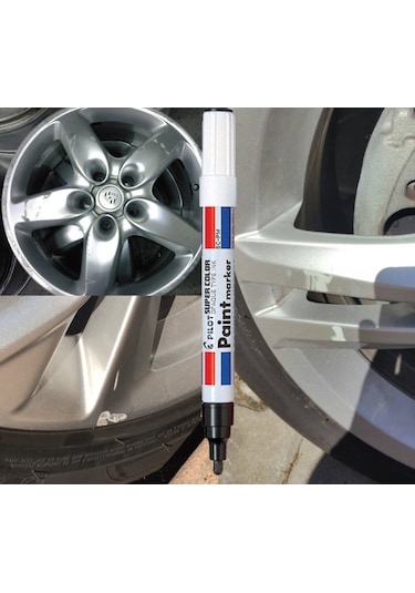 Pilot Oto Araç Jant Çizik Rotüş Boya Kalemi (Çok Kaliteli) Japon