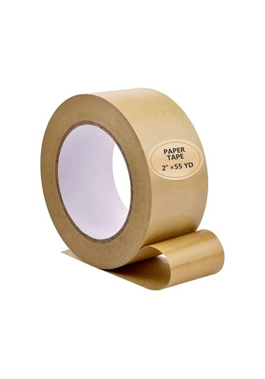 Kraft Kağıt Bant Kendi Kendine Yapıştırıcı, 2 'x55yd, Kahverengi Kağıt Bant, Biyolojik Olarak Parçalanabilir Kahverengi Paketleme Bandı, Güçlü Yapıştırıcı İle Kağıt Paketleme Bandı, 1 Rulo 1 Adet