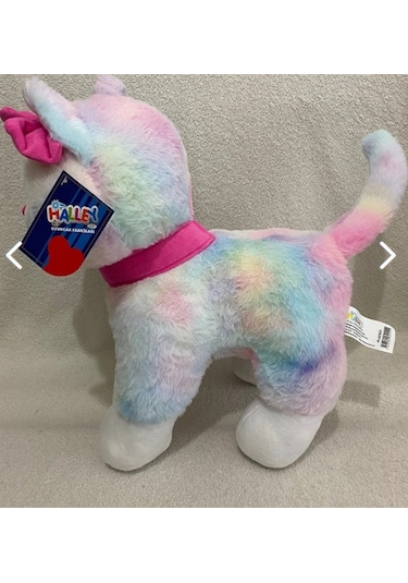 Oyuncak Halley Peluş 30 Cm Pembe Tokalı Kedi