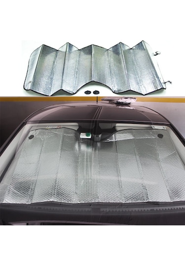 Suv Ve Geniş Araba Ön Cam Güneşliği 150 X 70 Cm