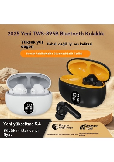 Aurora Kablosuz Kulaklıklar Spor Gürüsünüazaltmak İçin-beyazdır