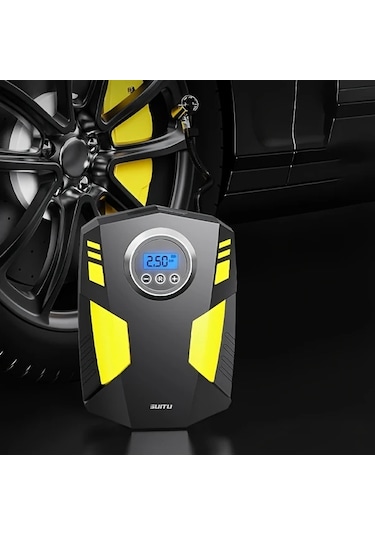 Willowhaven Araçta Kullanılabilir Kablolu Dijital Şişirme Cihazı Hızlı Lastik Basınç Göstergesi Seyahat