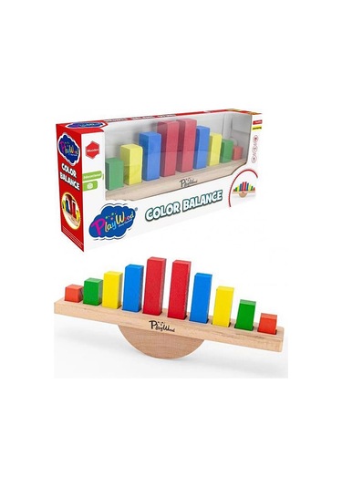 Playwood Ahşap Renkli Balans Oyunu