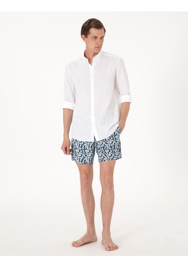 Pierre Cardin Erkek Lacivert Deniz Şortu 50307957-vr033 Lacivert