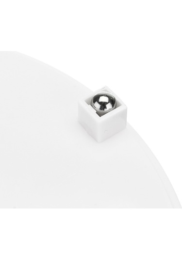 Yuvarlak Beyaz Kadife Elektrik Motorlu 360 Dönen Beyaz Diğer