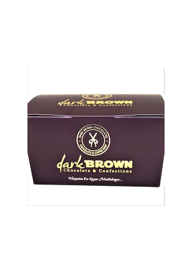 Dark Brown Renkli Çakıl Taşı Çikolata 1 KG