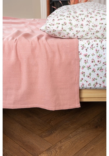 Soley Serenity %100 Pamuk 200 X 220 Cm Çift Kişilik Pike Pudra