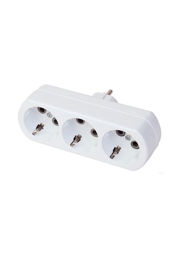 Far F-18 3Lü Fiş Priz Delta