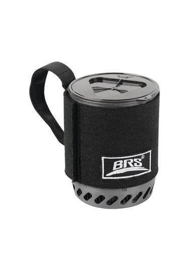 0.5l Kaynatma Kamp Tenceresi, Katlanabilir Isı Eşanjörü Potu, Yürüyüş Seyahati İçin Kamp Brülör Sistemi Gri