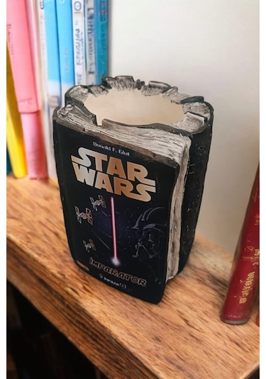 Star Wars Kitabı Şeklindeki Kalemlik 10x8 Cm