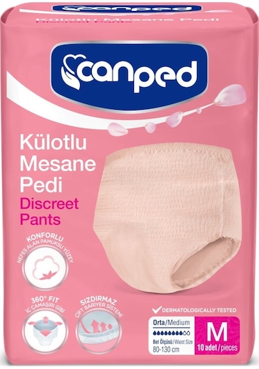 Canped Emici Külot Mesane Pedi M 10'Lu