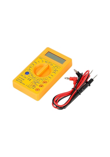 Black-dt-830b Multimetre Analiz Cihazı Ohmmetre Volt Test Cihazı Lcd Otomatik Aralığı Dijital Voltmetre