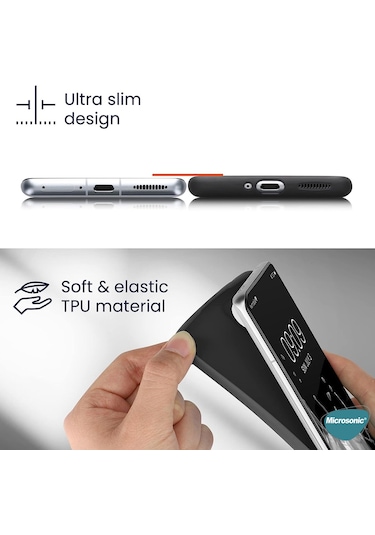Microsonic Matte Silicone Xiaomi 17 Ultra Kılıf Siyah -