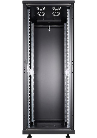 Canovate 42u 800x1000mm 19'' Dikili Tip Network Rack Kabinet Siyah 2 Yıl Üretici Garantili