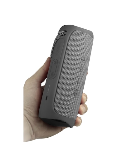 Boom Gri Taşınabilir Ses Bombası Kablosuz Bluetooth Hoparlör Speaker Yüksek Ses Çoklu Bağlantı