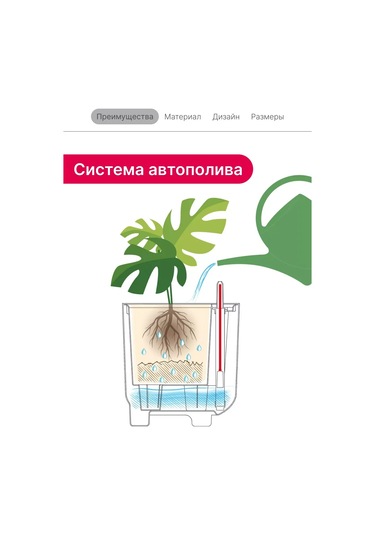 Idea 2 Litre Otomatik Sulamalı Çiçek Saksısı 195738238