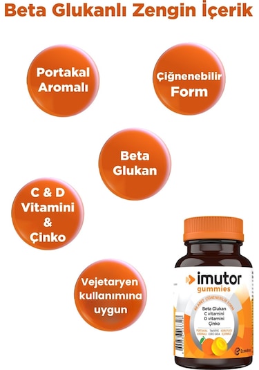Imutor Gummies 60 Çiğnenebilir Form