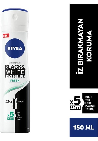 Deodorant Kadın 150ml.ınv B& W Fresh