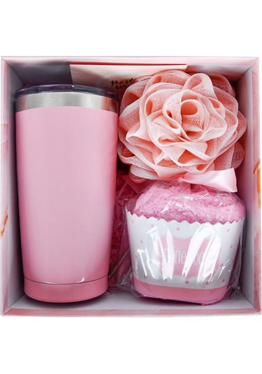 Tenfowee Termal Kahve Bardağı Seti: 20oz Kapaklı, Çorap, Banyo Topu Ve Straforlu Lüks Hediye Paketi