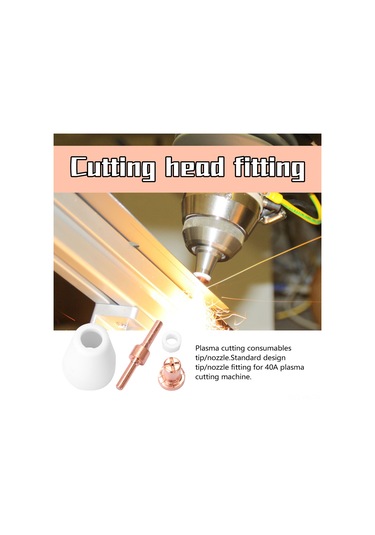 Kangvka 40a Plazma Kesici Aksesuar Seti - 65 Parça Elektrot, Nozul, Koruyucu Ve Girdap Akımı Halka