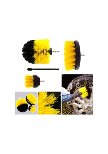 Reedark "26 Parçalı Araç Ve Ev Temizlik Seti - Matkap Fırçası Uçlu, Sünger Ve Mikrofiber Bezi Dahil"