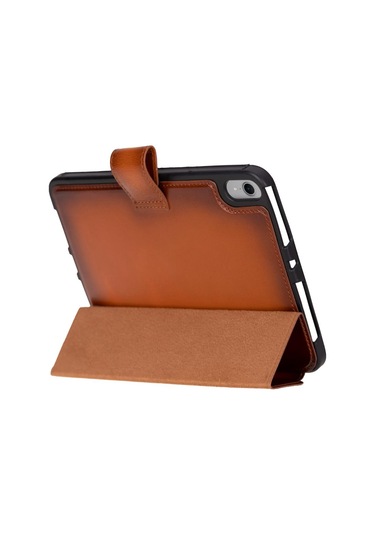 Standy Leather İpad Mini 2024 Case Kapaklı Kılıf