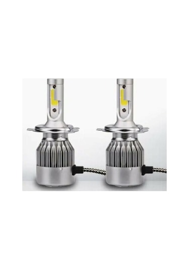 H4 Beyaz Led Xenon (10800Lm) Zenon Şimşek Etkili Far Ampülü Ücret