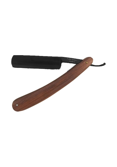 Fontenay Klasik Çelik Siyah Sakal Usturası Geleneksel Ustura- Paslanmaz Jiletsiz