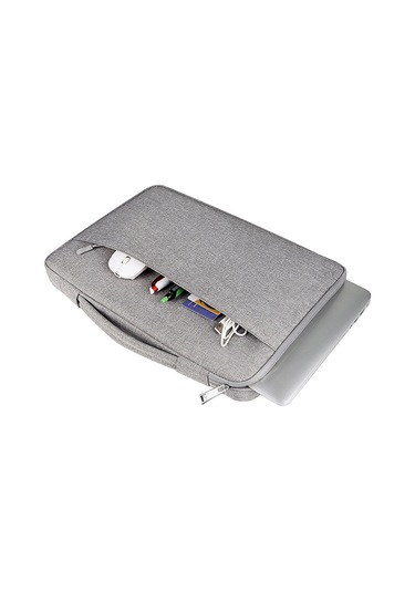 13.3 İnç Dizüstü Dizüstü Bilgisayar Kılıfı Oxford Kumaş Yumuşak Kabarık Astar Kapak Taşıma Çantası - Lacivert